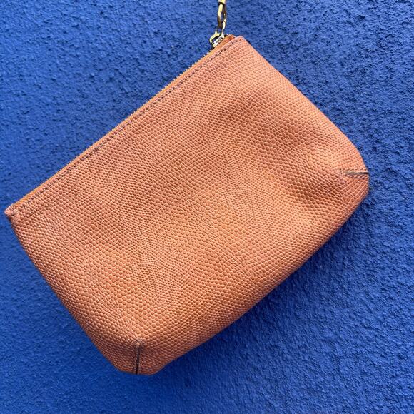 brahmin peach pebble leather wristlet - Picture 3 of 9